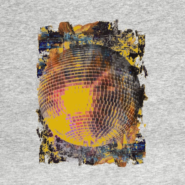 Yellow disco ball art collage by aa.designs.pro@gmail.com